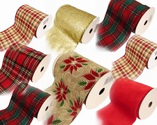 Ribbon Christmas 14cm x1 m or