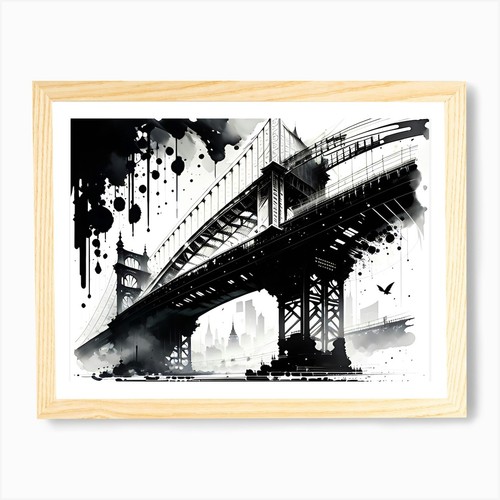 Brooklyn bridge art - brooklyn,