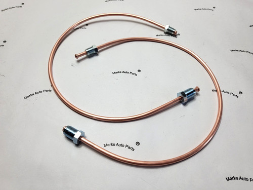 Rear brake pipes - 2x,