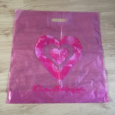 Miss Selfridge Vintage Plastic Large Carrier Bag Pink