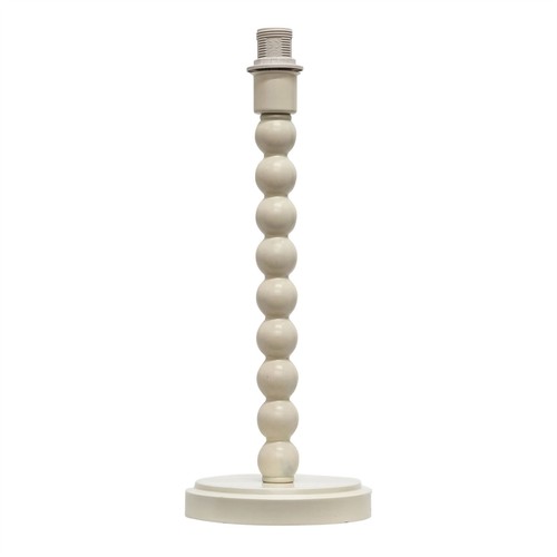 Bobbin ivory table lamp base - table,
