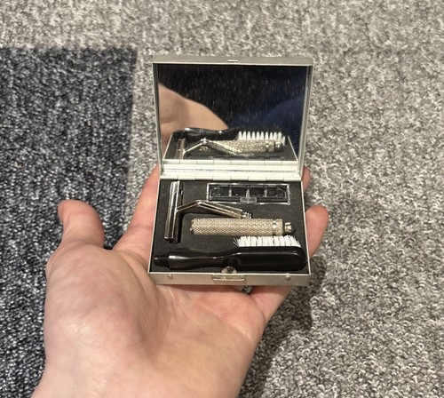 Vintage miniature travel razor - vintage,
