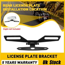 Universal Motorbike Motorcycle License Number Plate Holder Tail Tidy Bracket 1x