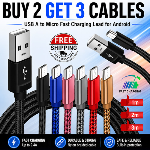Heavy duty long braided usb - heavy,