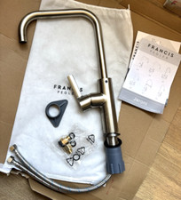 Jeroni Horizontal 1 Handle Brushed Nickel Kitchen Mixer Tap- Francis Pegler