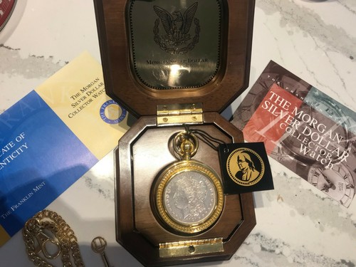 Franklin mint morgan silver - mint,