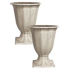 Urn Planter 2Pc Grey Calista