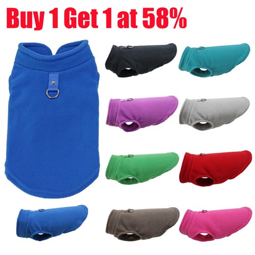 Warm fleece pet dog - warm, cat