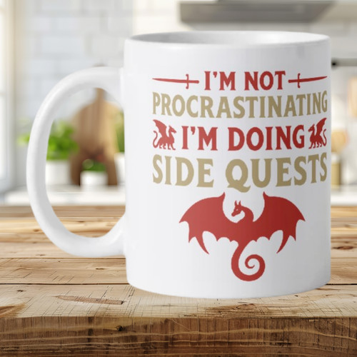 Not procrastinating - not,