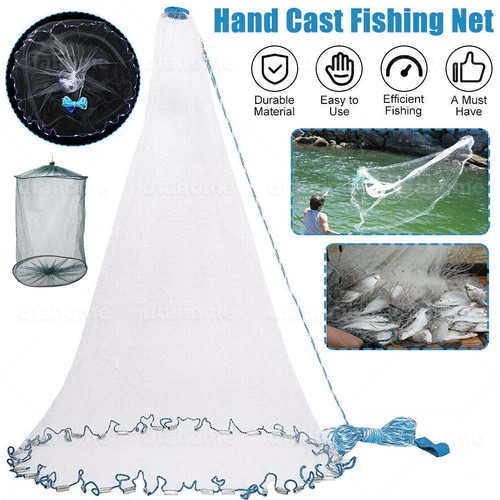 8ft fishing cast net - fishing, bait