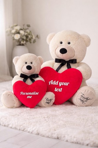 Personalised love bear plush - love,