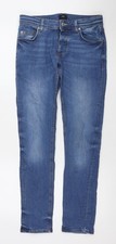 River Island Men's Blue Slim