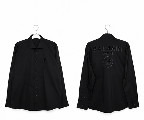 Balmain black shirt with - balmain,
