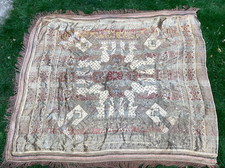 original 1920s antique large 78x94 inch material Egyptian sofa throw Tapestry