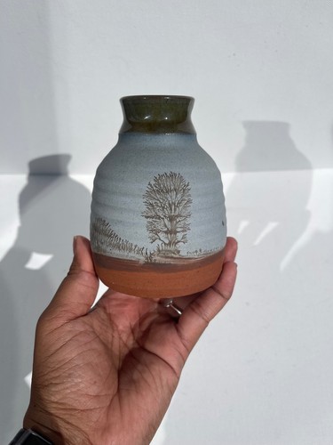 Mochaware studio pottery - , stone