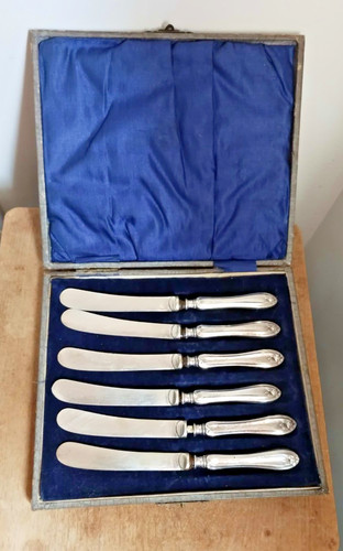 Antique set sterling silver - set,