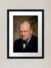 Winston Churchill in colour