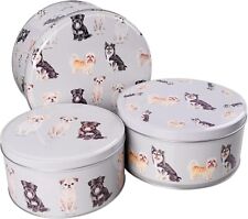 Cake Storage Tins Set 3 Round