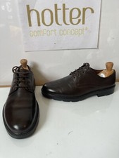 Hotter Derby Brown Leather