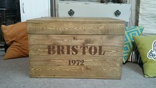 Wooden Trunk Chest Blanket Box