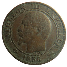1856-D France Napoleon III 5