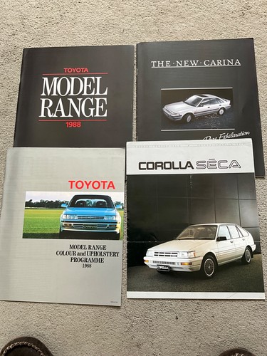 Toyota range brochures 1988 - toyota,
