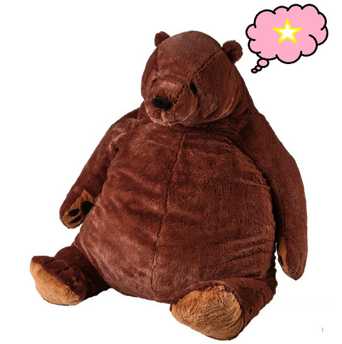 Ikea djungelskog plush bear - ikea,