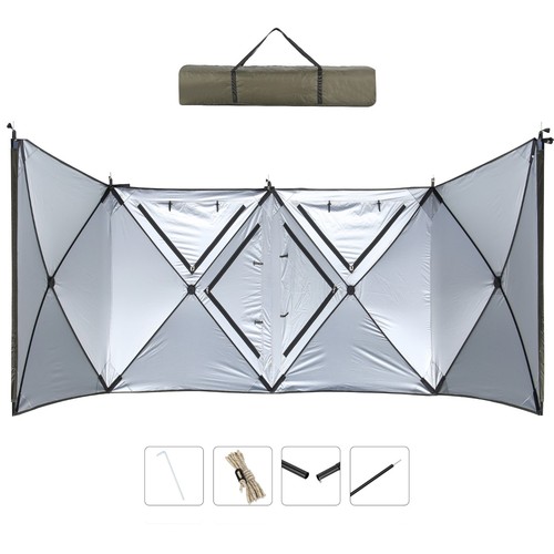 Panel camping wind - 4-panel, w/