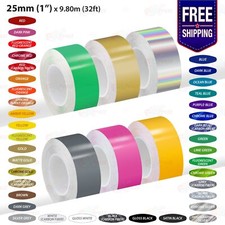 25mm PIN STRIPES Car Model Motorcycle Truck Decals Line TAPE Vinyl Stickers 1"