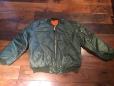 MA1 Flight Jacket, Sage Green,Size XLarge