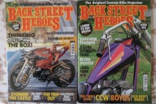 2x Back Street Heroes magazines - Issues 494 & 495 - 2025 - VGC