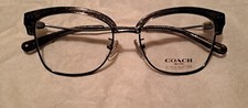 Coach womens Eyeglasses HC5104B 9004 Shiny Gunmetal, Size 51-17-140. Case+Cloth