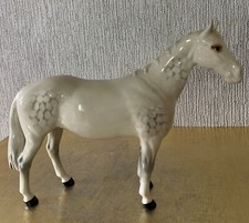 BESWICK HORSE PONY THE HUNTSMAN'S HORSE GREY GLOSS MODEL No. 1484 PERFECT (a)
