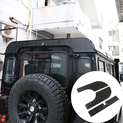 Black rear roof recess cover - black,