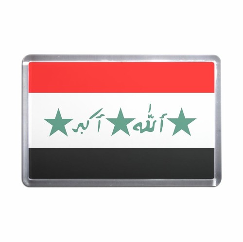 Iraq flag plastic - plastic, fridge