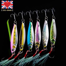 Sidewinder Mimic Speed Jig Lures - Bass Wrasse Pollock Mackerel Perch Fishing