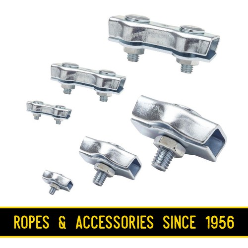 Wire rope clamp simplex - wire, duplex