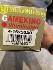 Nikko Stirling Game King Illuminated Rifle Scope 1" Tube