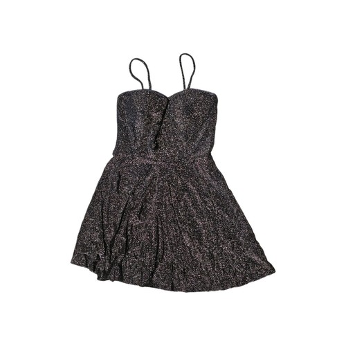 Women black glitter - black,