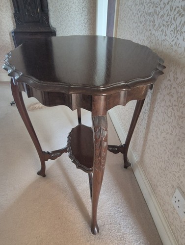 Edwardian mahogany two tier - edwardian, two-tier