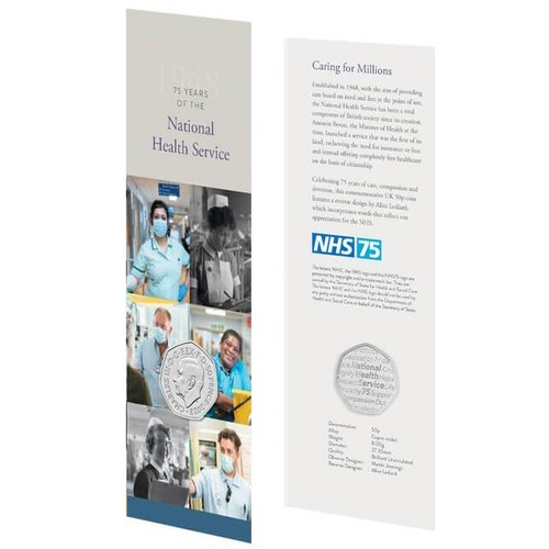 2023 nhs 75th anniversary - 2023, 50p