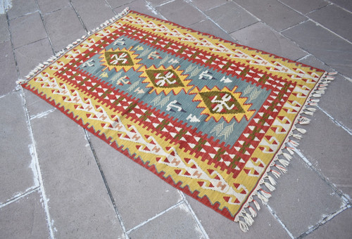 Vintage turkish rug x - vintage,