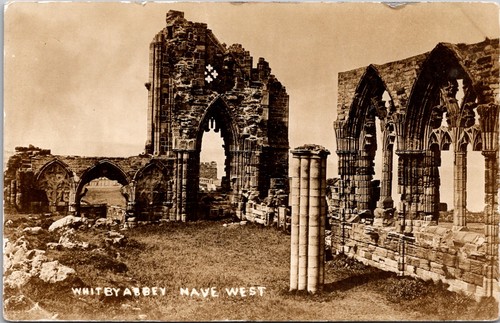 Whitby abbey nave - whitby,