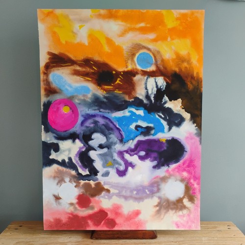Bright abstract gouache - bright,