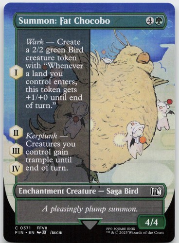Summon fat chocobo - fat,
