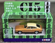 CORGI 1/43 BODIES 1976 FORD CAPRI MK2 3.0 GHIA (THE PROFESSIONALS) GOLD CP15401