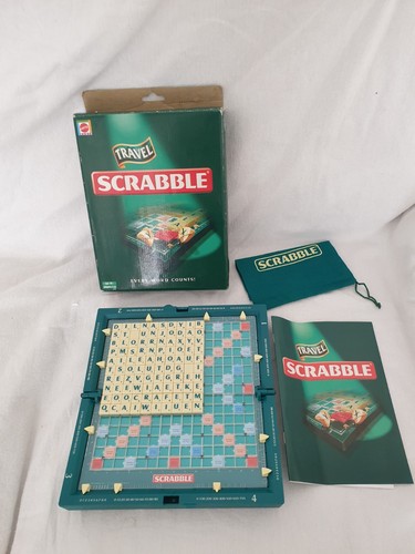 Travel scrabble with hard case - with,