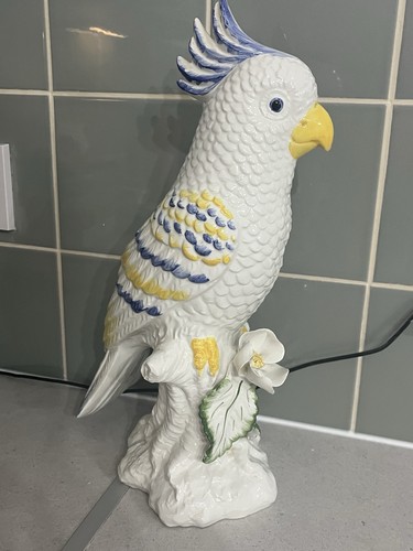 Large art deco parakeet - large,