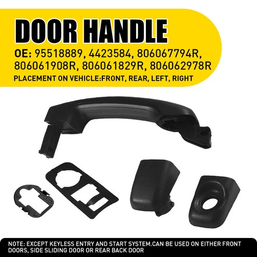 Rear back door handle outer - door,