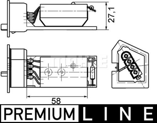 Resistor interior blower for - interior,